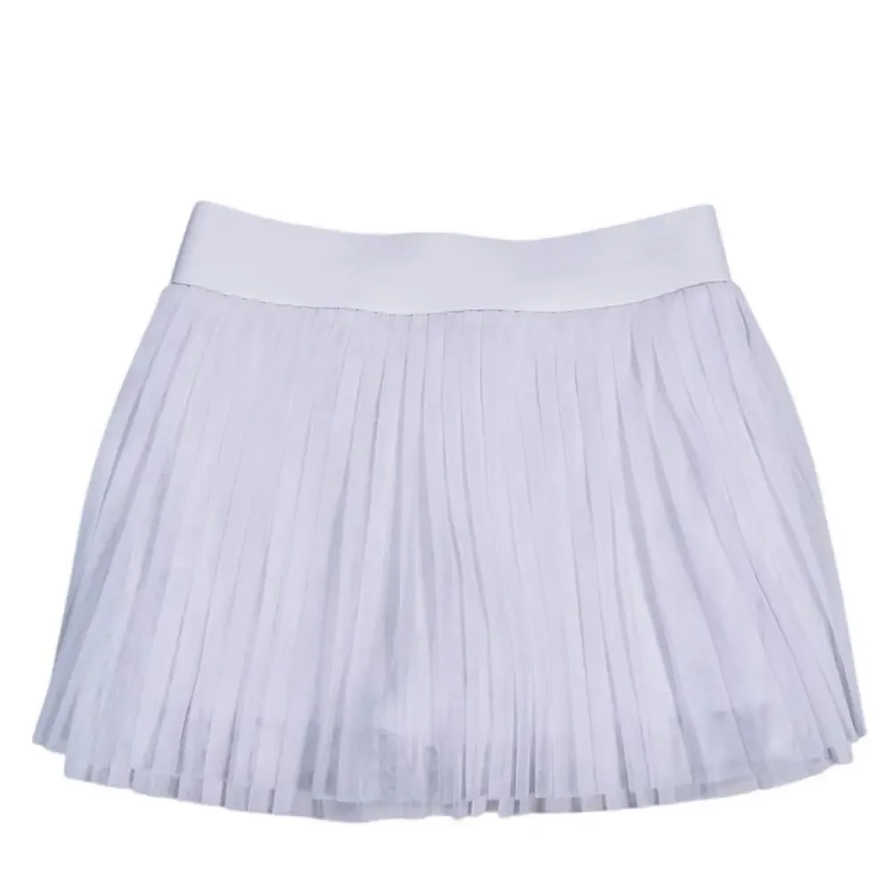Alo Yoga Flirty Mesh Tennis Skort Size XXS White Pleated Pickleball Golf Sporty
